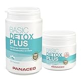 PANACEO Basic-Detox PLUS Kapseln 200 Stk + Musterdose mit 50g in Pulverform - Darmentgiftung mit PMA-Zeolith - Zertifiziertes Medizinprodukt aus Österreich für eine natürliche Darmreinigung