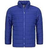 MONT EMILIAN Tignes Herren Jacke mit gestepptem Obermaterial und leichter, wärmender Wattierung, gefütterter Stehkragen, in den Größen S bis XXXL (as3, alpha, m, regular, regular, Blau)