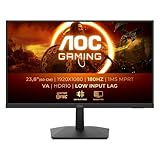 AOC Gaming 24G15N, 24-Zoll-Full-HD-Monitor, 180 Hz, schnelle VA, 1 ms, Adaptive Sync, HDR10, geringe Eingangsverzögerung (1920 x 1080, HDMI 2.0, DisplayPort 1.4)