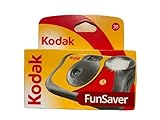Kodak Fun Saver 27+12 3920949 Einwegkamera (3m Blitzbereich, 135 Film-Format, 800 Film sensitivity (ISO), 39 Anzahl Bilder) gelb/grau/rot, 35mm