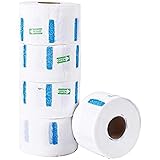 Feisate Halskrause Friseur 1 Stange - 5 Rollen - 500 Blatt. Hals Papier Friseur, Wegwerf Friseur Papier um Hals, friseur hals streifen papier, friseur kreppband hals, Weiß