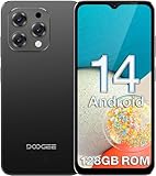 DOOGEE N55 Android 14 Smartphone Ohne Vertrag (9GB+128GB) 6.56' HD+ IPS Display Octa Core Handy Ohne Vertrag, 5150mAh, 13MP+8MP, Dual SIM 4G Handy Günstig, 5G Wi-Fi Simlockfreie Handys, OTG, Face ID