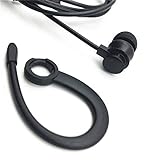LINHUIPAD Einseitige Ohrhörer, Stereo-zu-Mono-In-Ear-Kopfhörer, Ohrbügel, Ohrhörer für iPhone, Android, Smartphones, MP3-Player