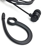 LINHUIPAD Einseitige Ohrhörer, Stereo-zu-Mono-In-Ear-Kopfhörer, Ohrbügel, Ohrbügel für iPhone, Android, Smartphones, MP3-Player