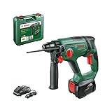 Bosch Home and Garden Akku-Bohrschrauber UniversalHammer 18V | Neu (1x Akku 4,0 Ah, 18 Volt System, zum Bohren, Hammerbohren, Meißeln und Schrauben, im Koffer)