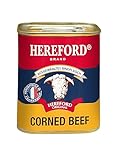 Hereford Corned Beef 200 g I gepökeltes Rindfleisch zerkleinert und in eigenem Saft gekocht I original Hereford Corned Beef I ausgewähltes Rindfleisch