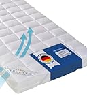 PROCAVE Matratzenschoner 140x220 cm Micro-Comfort - Matratzenbezug - Matratzentopper - atmungsaktive Matratzenauflage - Made in Germany - Matratzenschutz mit Eckgummis Weiß
