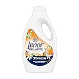 4er Pack - Lenor Flüssigwaschmittel – Orangenblüte und Pfirsich – 1250 ml / 25 Waschladungen