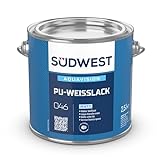 Südwest Aqua PU-Weißlack matt 750 ml - hochwertiger Malerlack für den Innenbereich mit Spielzeugnorm EN 71-3