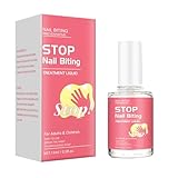 15ML Stop Nägelkauen Nagellack, Stop Nägelkauen Für Kinder, Effektives Mittel zum Stop Biting Nails und Daumenlutschen abgewöhnen, Anti Nagelkauen Für Kinder und Erwachsene