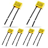 ROMINVIC 6 Stück 0.22uF 275V X2 Sicherheits Kondensatoren LED Entstörkondensator für High Density Leiterplattenbauteile, Blinklampen, Signallampen und Nicht Beleuchtete LED Lampen