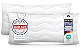Gentle North Hochwertige Kopfkissen (40x80 cm groß) in Hotelqualität - 2er Set Flauschige, gut gefüllte Schlafkissen für Allergiker geeignet (Ökotex 100 Zertifiziert) - 60° Waschbar