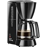 Melitta Single5 - kleine Filterkaffeemaschine - mit Glaskanne - Tropfstopp - 5 Tassen - Schwarz (M720BK)