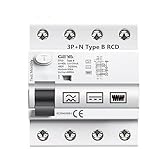KHRKHHXLA GYL9 Typ B RCD Din-Schiene Fehlerstromschutzschalter DC RCCB RCD 2P 4P 63A 30mA 100mA 300mA 6KA IEC62423(2P-63A-300mA)