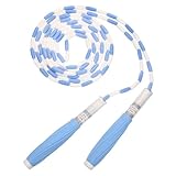 MUELODSIC Verstellbares Springseil mit Silikon Perlen und Verknotungsfrei Leichtes Fitnessseil für Jungen und Mädchen Geeignet für Jahre Langlebig und Einfach zu Handhaben