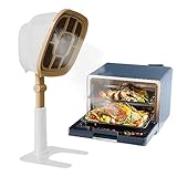 Tisch-Dunstabzugshaube, Mini-Desktop-Dunstabzugshaube, Abluftventilator mit einstellbarem Winkel und Höhe, Mini-Dunstabzugshaube, Tischhaube mit 3200 U/min und starker Absaugung für abnehmbare Reinigu