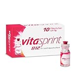 Vitasprint B12 Trinkfläschchen, 10 St. – Mit hochdosiertem Vitamin B12 und wertvollen Eiweißbausteinen für mehr geistige und körperliche Energie und weniger Müdigkeit und Erschöpfung