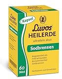 Luvos Heilerde ultrafein akut - mild wirkendes Arzneimittel bei Sodbrennen, wirkt schnell & anhaltend, lindert Schmerzen, bindet überschüssige Magensäure, schützt Magen und Speiseröhre, 60 Kapseln