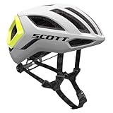 Scott Centric Plus MIPS Rennrad Fahrrad Helm Rainbow weiß/gelb 2025: Größe: S (51-55cm)