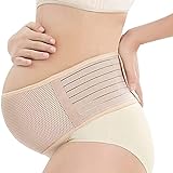 Bauchgurt Schwangerschaft - Schwangerschaftsgürtel - größenverstellbarer Schwangerschaftsgurt-Stützgürtel-Bauchband - atmungsaktiv für Sport-Bump Support Band Maternity Belt