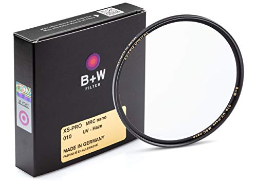 B+W UV-Haze- und Schutz-Filter (62mm, MRC Nano, XS-Pro, 16x vergütet, slim, Premium)