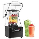 KJZQXYX 2L Commercial Maker Slushy-Maschine, 360°-Rühr-Slushy-Maschine mit Schallschutzgehäuse, Kochmaschine mit kaputter Wand und Smart Panel