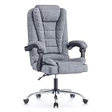 naspaluro Ergonomischer Bürostuhl, Schreibtischstuhl mit Hoher Rückenlehne und Höhenverstellbar, Chefsessel, Liegestuhl für Büro, Zuhause