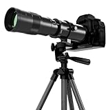 BENOISON Teleobjektiv 420-800mm, EF Objektiv für Canon DSLR, Manueller Fokus MF Zoom Objektiv für Canon 4000D 2000D 1500D 1300D 1200D 850D 800D 750D 600D 500D 250D 90D 80D 77D 7D 6D 5D 1D