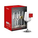 Spiegelau Weißweingläser 4er Set, 440 ml, LifeStyle, 4450172, Weinglas aus Kristallglas, spülmaschinenfest