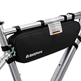 BIKEPACK Fahrradtasche Rahmen - Ideale Fahrradtasche, Rahmentasche Fahrrad für Rennrad & Mountainbike - Oberrohrtasche perfekt als Bikepacking Taschen/Premium Fahrradtaschen (Rahmentasche)