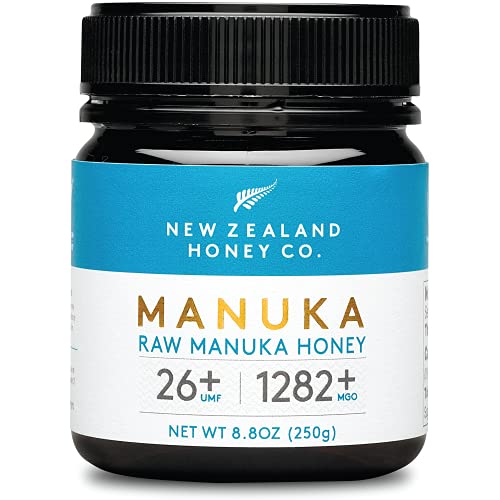 New Zealand Honey Co. Manuka Honig UMF 26+ / MGO 1282+ | 250g / Aktiv und Roh | Hergestellt in Neuseeland