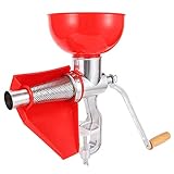 Tomaten Entsafter, Manueller Entsafter aus Aluminiumlegierung für Frucht-Tomaten-Zitronen-Orange-Kiwi-Avocado-Gemüse, Tomatenpresse Orangenpresse Zitruspresse
