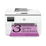 HP OfficeJet Pro 9730e Multifunktionsdrucker, 3 Monate gratis drucken mit HP Instant Ink inklusive, HP+, Drucker, Scanner, Kopierer, Fax, WLAN, LAN, Duplex, Airprint, Grau-Weiß