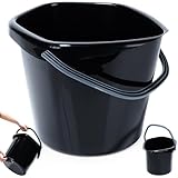 Eimer Putzeimer Kunststoff-Eimer Plastikeimer schwarz 10 L