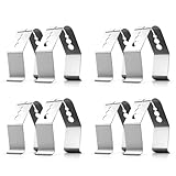 Kayfg Universall EIN Stil Fleisch Thermometer Sonden Klammer Halter Umgebungs Temperaturwerte BBQ Raucher Oven Grill, Satz Von 8