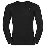 Odlo Herren Active Warm Eco Bi Top Crew Neck Longsleeve Laufbekleidung Longsleeve Black - Schwarz XL