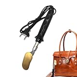 Ledereisen - Metallspitze, elektrisch tragbar | Horag Faltenentferner für Ledertaschen, Schleifen von Autositzen, Wärmeübertragung für die Reparatur