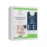 Sensalou Matratzenbezug Reissverschluss Encasing für Allergiker - 100 x 200 cm