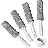 4Pcs Bimsstein Reinigungs Stein Mit Griff, Toiletten Schüssel Ring Entferner Reinigungs Bürsten Flecken und Hartem Wasser Ring Für Küche,Bad,Pool,Haushalts-Reinigung 4 Satz