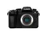 Panasonic Lumix DC-G91EG-K Systemkamera, 20 MP, Dual I.S., OLED Sucher, 4K Fotokamera, Staub-/Spritzwasserschutz, schwarz