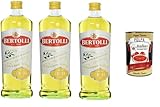 Bertolli olio di oliva Olivenöl Cucina 3er Pack (3 x 1000 ml) + Italian Gourmet polpa 400g