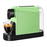 Tchibo Cafissimo „Pure plus“ Kaffeemaschine Kapselmaschine für Caffè Crema, Espresso und Kaffee | 0,8l | 1250 Watt | 11,9 x 33,7 x 24 cm | Happy Matcha