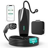 iRnergy Typ 2 Ladekabel 3,68kW [1-phasig, 6m, 6-16A] für Elektroautos, Ladekabel Auto 6/8/10/13/16A, 6M Ladegerät Typ 2, EV Charger IP65