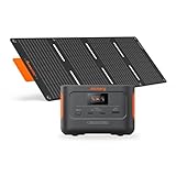 Jackery Solargenerator 100 Plus mit 40W Mini, 99 Wh/31000 mAh Tragbare Powerstation mit 40W Mini Solarpanel,LiFePO4 Akku mit 128 W Ausgang, Back-up-Akku für Geschäftsreisen und Erkundungen im Freien