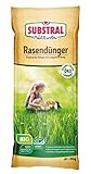 Substral Naturen Bio Rasendünger, 20kg, organischer Volldünger, 3 Monate Langzeitwirkung, alle Rasenarten, bis 500 m²