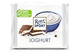 Ritter Sport Joghurt 100 g, Vollmilch-Schokolade mit Joghurt gefüllt, erfrischende Magermilch-Joghurt-Creme für die Sommerliebe, Tafelschokolade im Knickpack