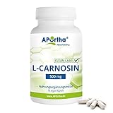 APOrtha® - L-Carnosin 500 mg - 90 Kapseln, 100% reines L-Carnosin ohne Zusätze, 500 mg L-Carnosin pro Kapsel