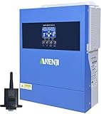 Aninerel 4200W Solar Hybrid Wechselrichter 24Vdc zu 230Vac Reiner Sinus Wechselrichter mit 100A MPPT Solarladeregler, Max PV-Eingangsspannung 500V, für 24V Lithium Batterien,mit WiFi-Modul