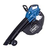 Scheppach Akku-Laubsauger/-bläser BC-BLV720-X 20V Brushless 3in1 Laubläser | Luftleistung 516 m³/h | Luftgeschwindigkeit 155 km/h | 20V-IXES-Serie | Ohne Akku & Ladegerät
