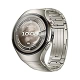HUAWEI Watch 5 Smartwatch Herren Damen, Health Glance, 5ATM Wasserdicht, GPS, SpO2 an der Fingerspitze, Kompatibel mit Android™ & iOS, Saphirglas, 30 Monate Garantie, 46mm, Silber